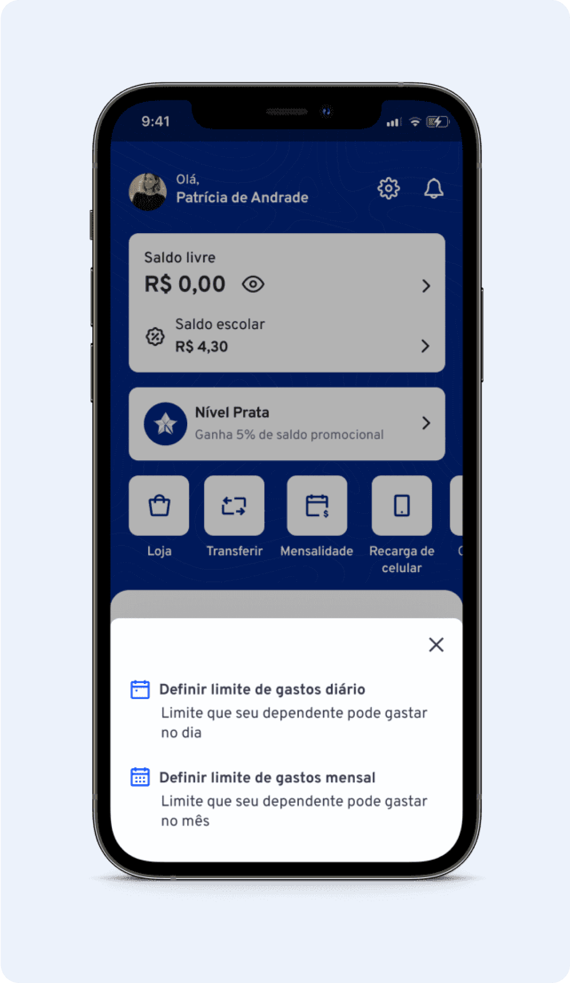 Tela do novo aplicativo Youpay